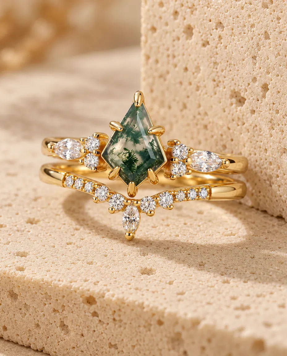 Anello Agata Muschiata - il set completo