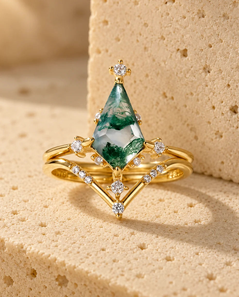 Anello Agata Muschiata - il set completo