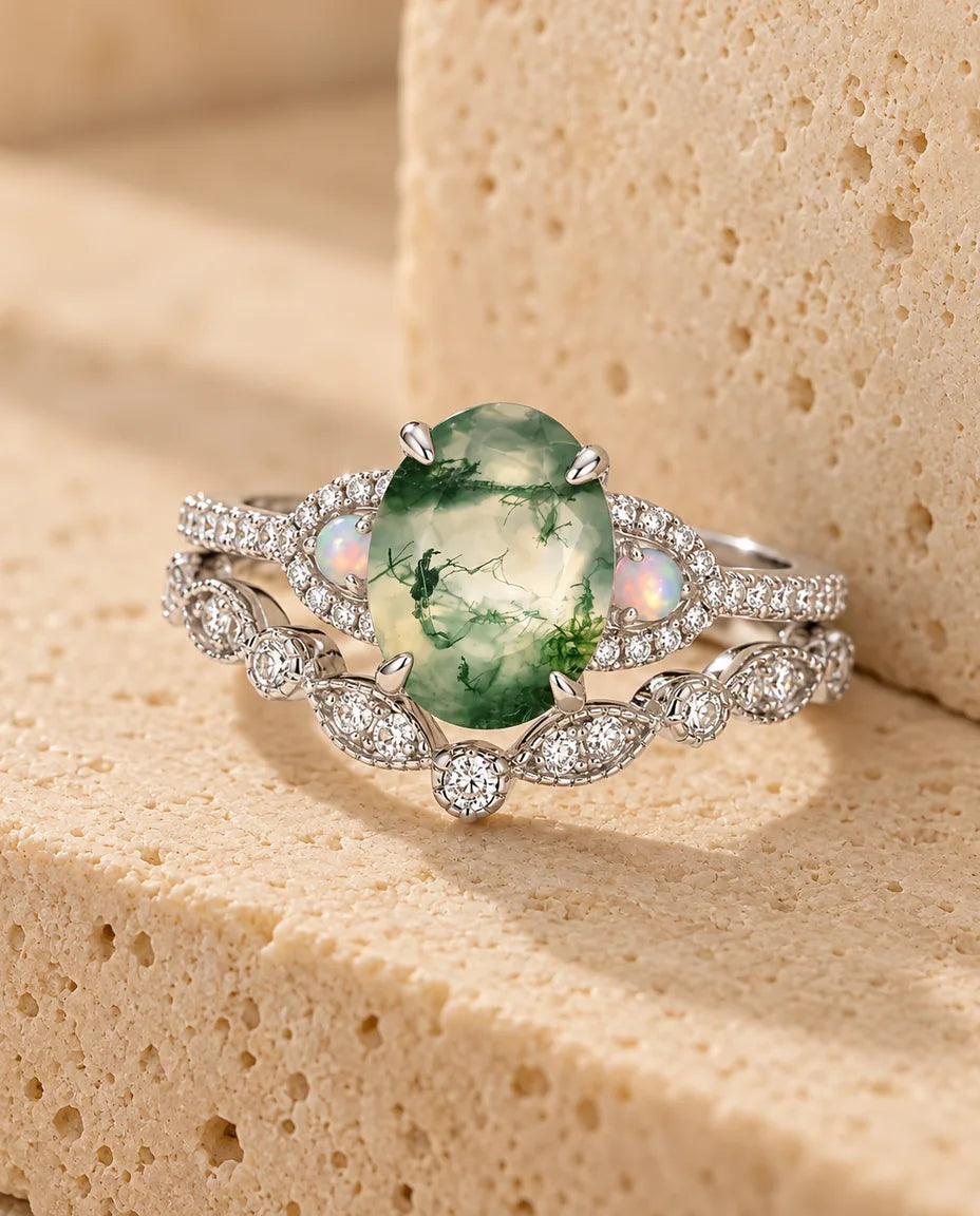Anello Agata Muschiata - il set completo