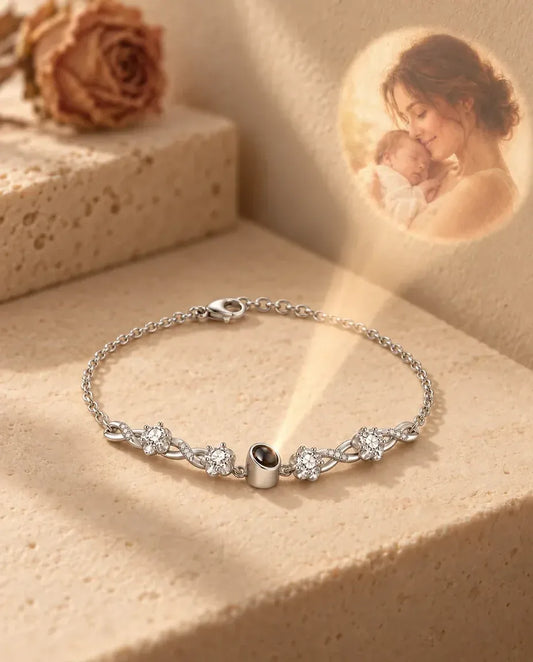 Bracciale con Foto Dentro - proietta la foto nascosta sul muro