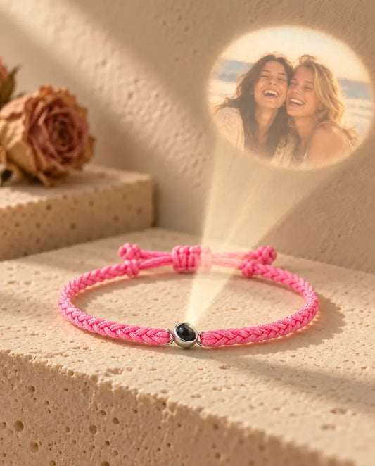 Bracciale con Foto Dentro - proietta la foto nascosta sul muro