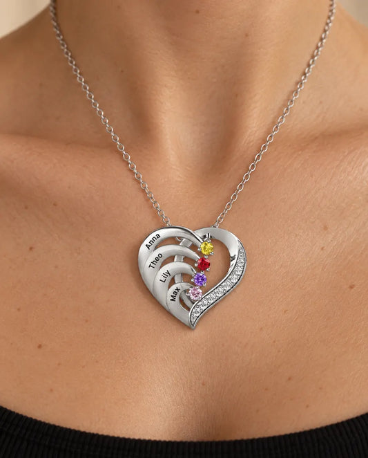 Collana Personalizzata in Argento 925 - indossato da una modella