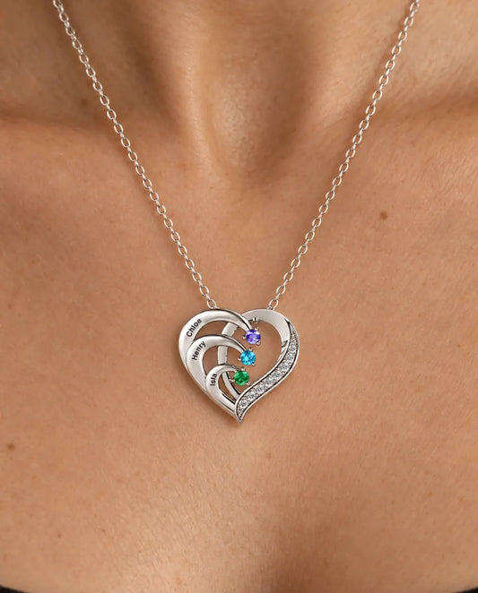 Collana con Pietre di Nascita - indossato da una modella