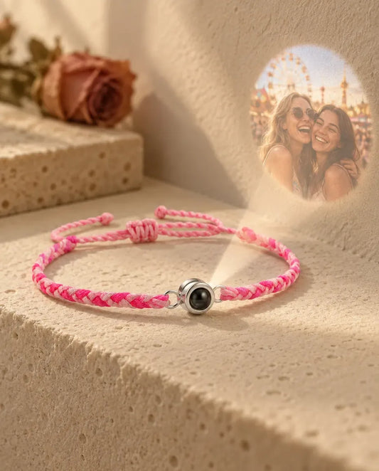Bracciale con Foto Dentro - proietta la foto nascosta sul muro