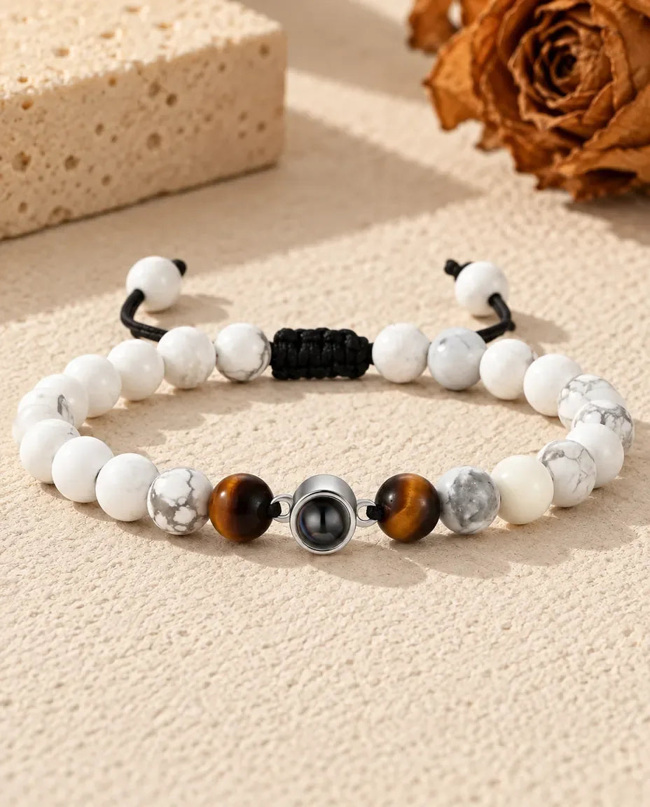 Bracciale con Foto Dentro - disteso in piano