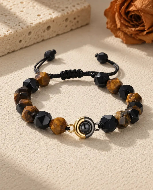 Bracciale con Foto Dentro - disteso in piano