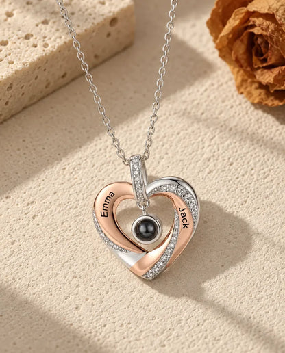 Collana con Foto Dentro - disteso in piano