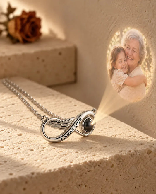 Collana con Foto Dentro - proietta la foto nascosta sul muro