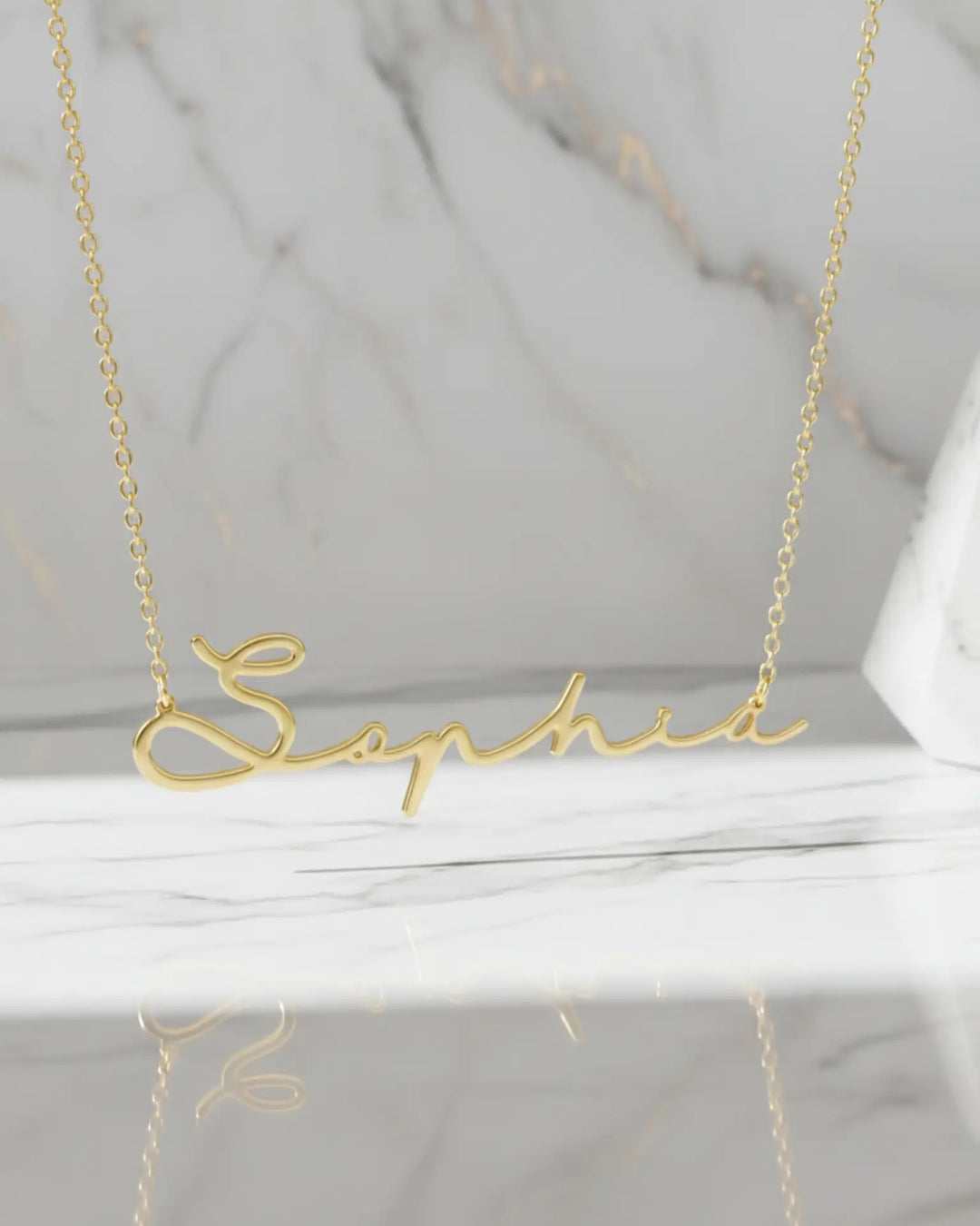 Collana con Nome Personalizzato in Argento 925 – Corsivo Elegante, Regalo per Lei e per la Mamma