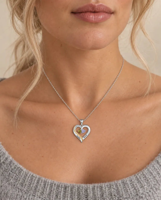 Collana Personalizzata in Argento 925 - indossato da una modella
